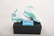 Air Jordan 13 Retro White Soar Green Pink 439358-100 - 4