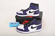 Air Jordan 1 Retro High Court Purple White 555088-500 - 2