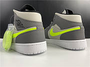 Air Jordan 1 Mid Gunsmoke Volt 554724-072  - 2