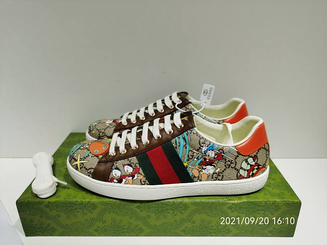 Gucci Ace x Disney Huey, Dewey, Louie Print (Women's) 649657 2M110 8960 - 1