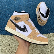 Air Jordan 1 Mid SE Brushstroke DA8005-100 - 3
