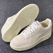Nike Air Force 1 stussy bone white - 2