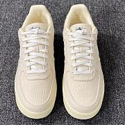 Nike Air Force 1 stussy bone white - 5