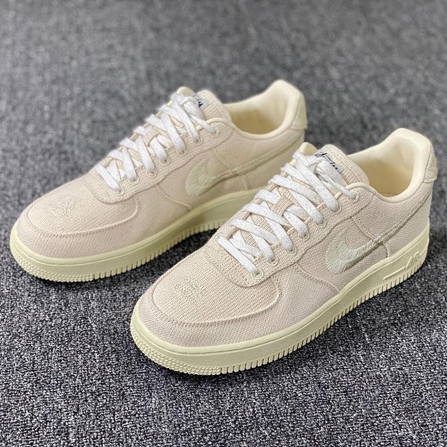 Nike Air Force 1 stussy bone white - 1