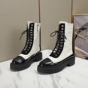 Chanel Lady Boots Black & White - 6
