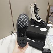 Chanel Lady Boots Black & White - 2