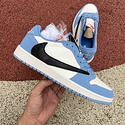 Air Jordan 1 low whte blue TS DH3277-109 - 4