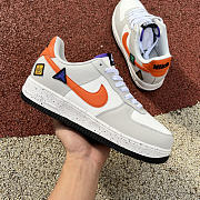 Nike Air Force 1 Low Light Bone Sail Starfish Orange (GS) DO4657-081 - 5