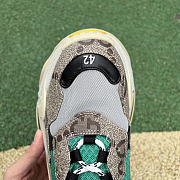 Gucci x Balenciaga The Hacker Project Triple S Beige Green Yellow 681067UMO20 9766 - 6