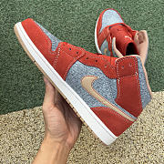 Air Jordan 1 Mid Orange Jeans DM4352-600 - 5