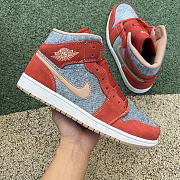 Air Jordan 1 Mid Orange Jeans DM4352-600 - 6