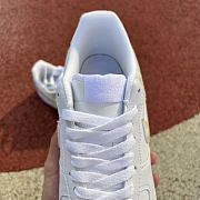 Nike Air Force 1 Low White Pony Hair Heel DM9088-001 - 4