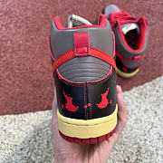 Nike Dunk High 1985 Red Acid Wash DD9404-600 - 4
