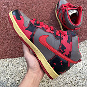 Nike Dunk High 1985 Red Acid Wash DD9404-600 - 5