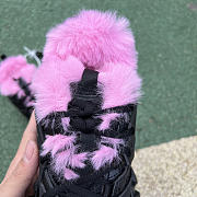 Balenciaga Track Fake Fur Black Pink (W) 668555W3CQ61050 - 4