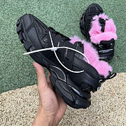 Balenciaga Track Fake Fur Black Pink (W) 668555W3CQ61050 - 5