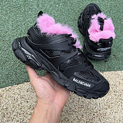 Balenciaga Track Fake Fur Black Pink (W) 668555W3CQ61050 - 6