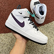 Nike Air Force 1 Mid White Black RF 366731-808 - 5