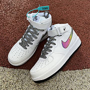 Nike Air Force 1 Mid White Black RF 366731-808 - 6