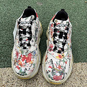 Gucci x Balenciaga The Hacker Project Triple S Flora Print 681068UL110 8461 - 5