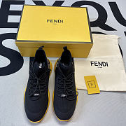 Brown leather low-tops  - 6