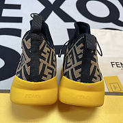 Brown leather low-tops  - 4