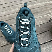 Balenciaga Triple S Clear Sole Full Dark Green 541624W2GA13210 - 4