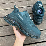 Balenciaga Triple S Clear Sole Full Dark Green 541624W2GA13210 - 6