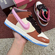 Nike Dunk Mid Social Status Free Lunch Chocolate Milk DJ1173-700 - 4