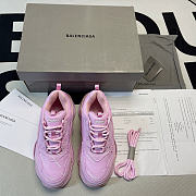 Balenciaga All Over Logo Triple S Pink White 536737W2FA15090 - 2