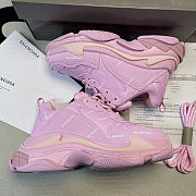 Balenciaga All Over Logo Triple S Pink White 536737W2FA15090 - 6