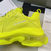 Balenciaga Triple S Clear Sole Fluo Yellow 541624 W2FF1 7320 - 6