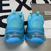 Balenciaga Triple S Clear Sole Teal Blue 541624W2GA14810 - 3