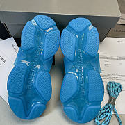 Balenciaga Triple S Clear Sole Teal Blue 541624W2GA14810 - 6