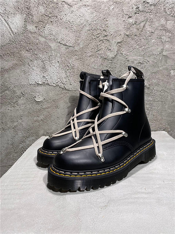 2021ss R*ck O*ens Boost Dr.Martens Black - 1