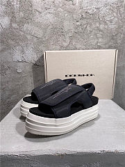 Rick Owens Sandals Black & White - 1