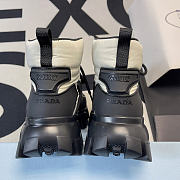 Prada High Boots Black White - 5