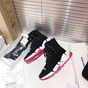 Balenciaga Speed Knit Socks Black Pink  - 5