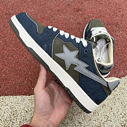A Bathing Ape Bape SK8 Sta Navy Khaki Grey 1I70-191-003 - 5