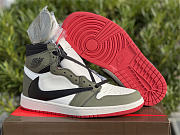 Travis Scott x Fragment x Air Jordan 1 Retro High OG SP Green White Black DH3227-106 - 6