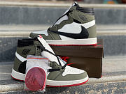 Travis Scott x Fragment x Air Jordan 1 Retro High OG SP Green White Black DH3227-106 - 2