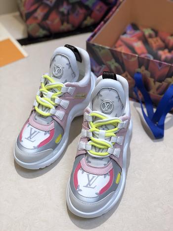 Louis Vuitton LVXLOL Arclight Trainer Yellow Pink
