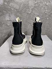 Rick Owens Abstract High Top Black Milk - 4
