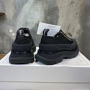 Alexander McQueen Tread Slick Lace Up Boot Low Black - 2