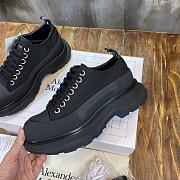 Alexander McQueen Tread Slick Lace Up Boot Low Black - 5