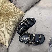 Chanel Lady Sandal Chain Black - 6