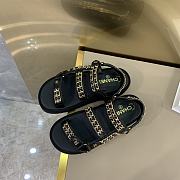 Chanel Lady Sandal Chain Black - 5