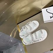 Chanel Lady Sandal Chain White - 6