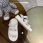 Chanel Lady Sandal Chain White - 5