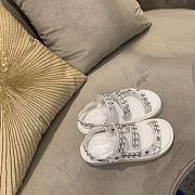 Chanel Lady Sandal Chain White - 4